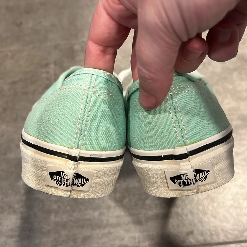 Vans Mint Green Sneakers - Women's 8 - Picture 5 of 9